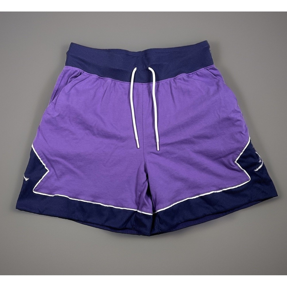 Air Jordan Women's Diamond Shorts Medium Purple Loose Fit Basketball DZ3352-542